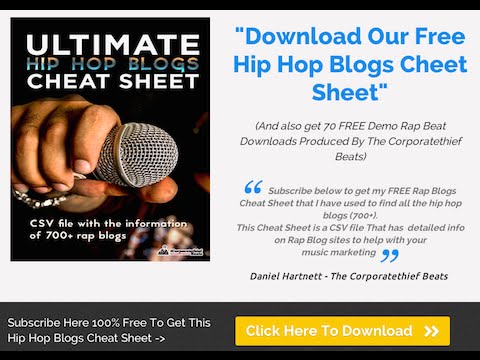 my rap blogs cheat sheet