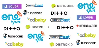 music distribution companies